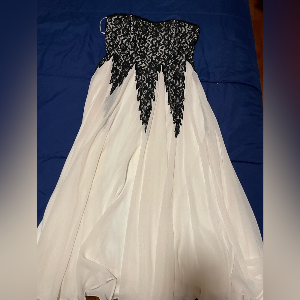 Black and White Free People Dress